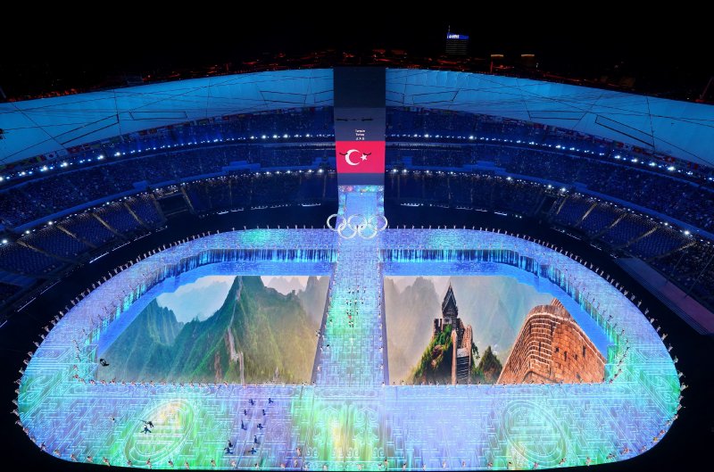 2022 Pekin Kış Olimpiyatları açılış seremonisinden renkli görüntüler 1
