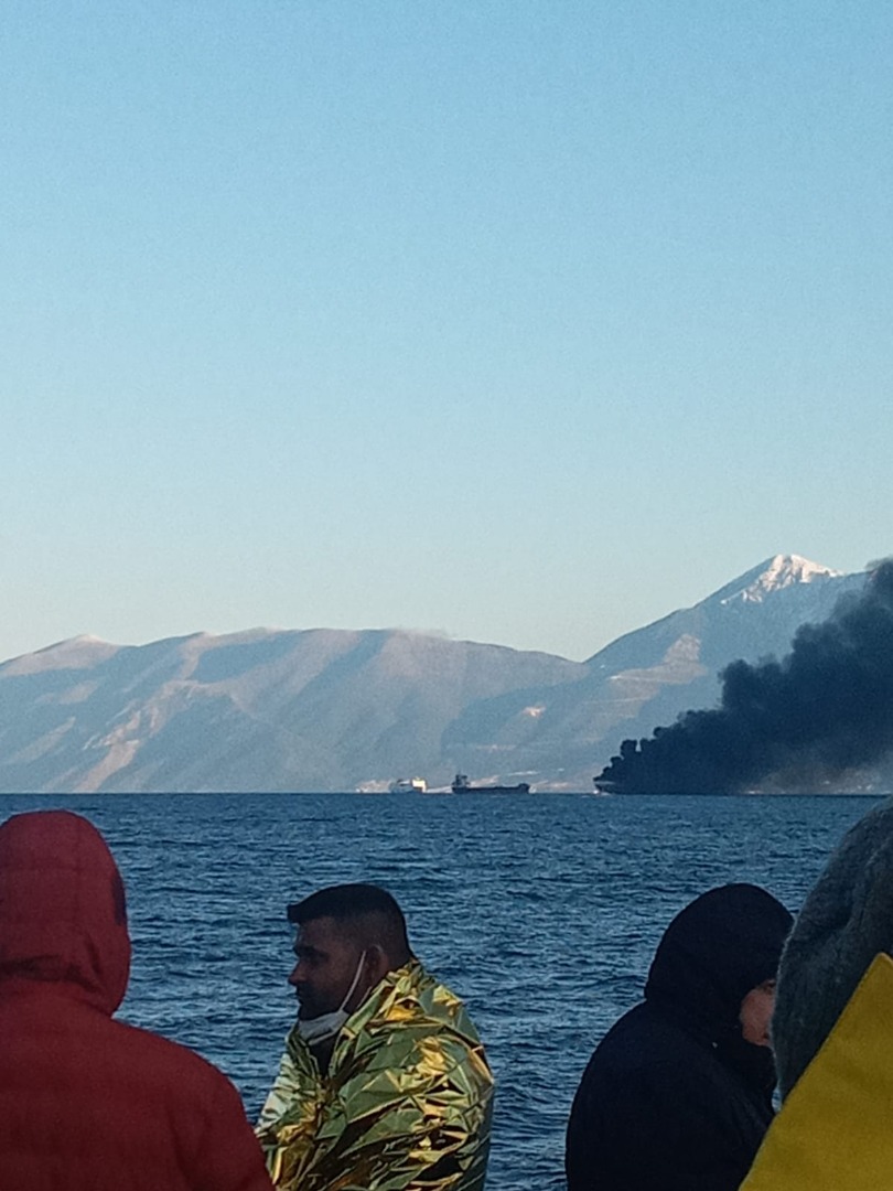 Yunanistan'da 288 yolcu taşıyan gemide yangın çıkmıştı. Yanan gemideki Türk vatandaşlarından haber var 3