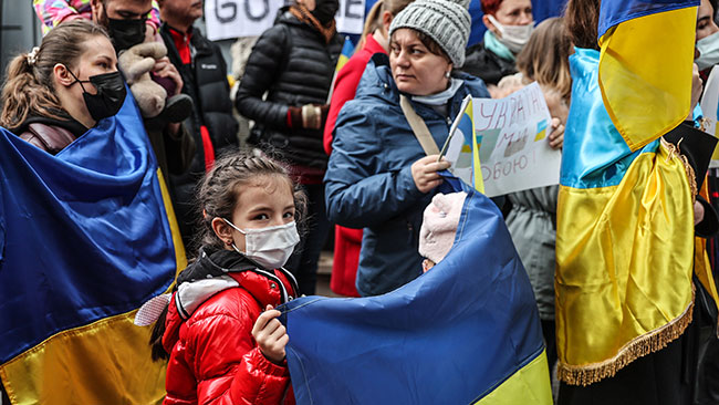 Kırım Tatarları ve Ukraynalılar Ankara’da toplandı! Ukrayna'ya destek eylemi 2