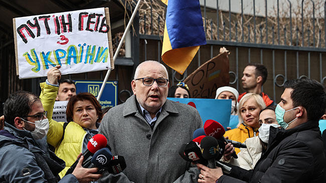 Kırım Tatarları ve Ukraynalılar Ankara’da toplandı! Ukrayna'ya destek eylemi 4