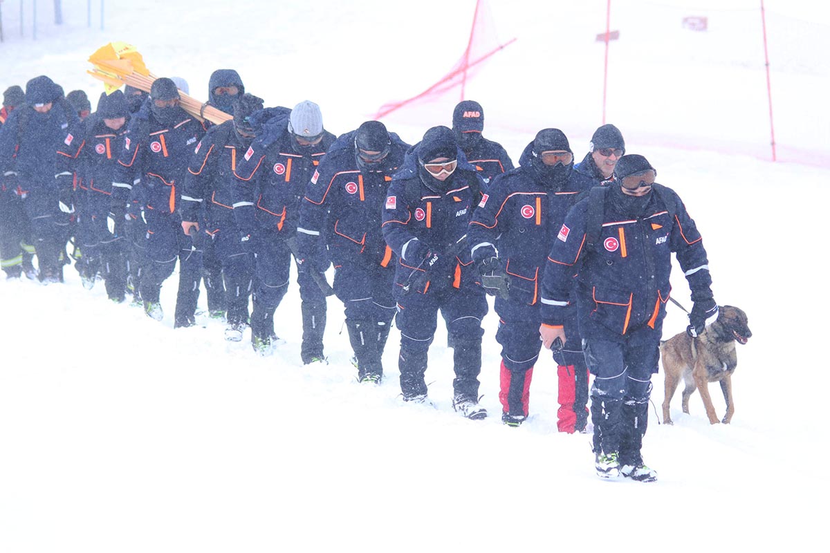 Erzurum'da 'Kış Tatbikatı 2022'nin provası yapıldı 11