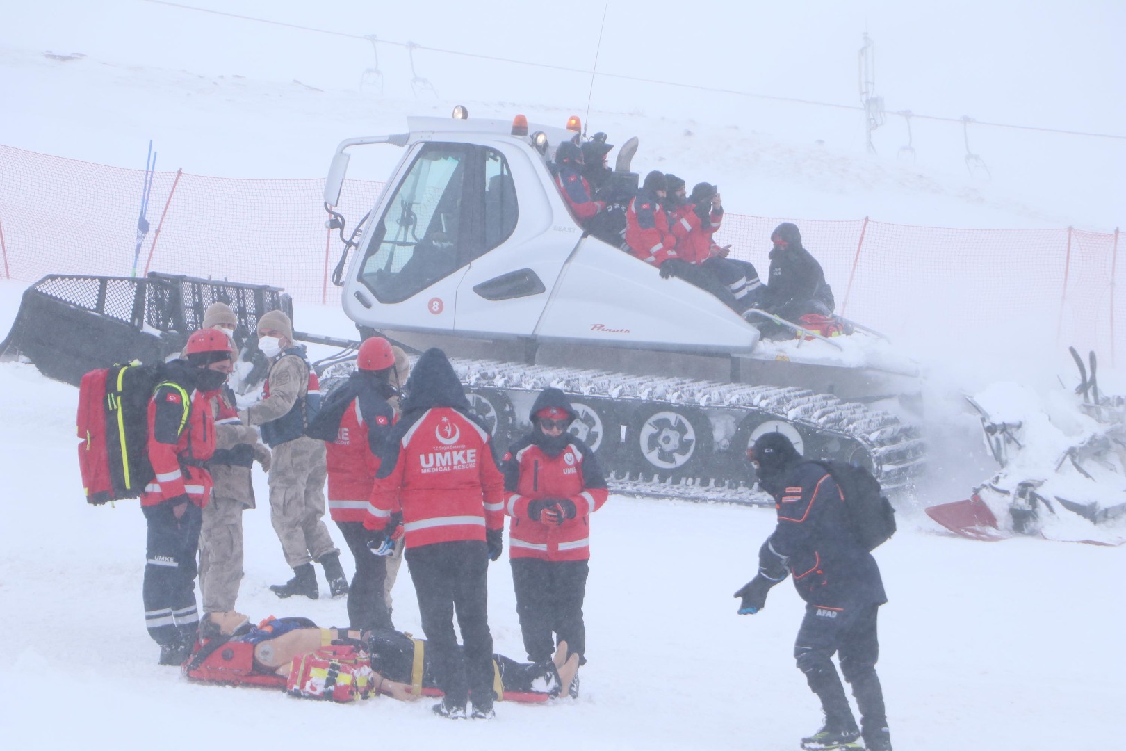 Erzurum'da 'Kış Tatbikatı 2022'nin provası yapıldı 8