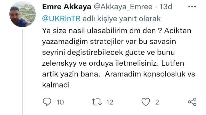 Ukrayna'ya DM üzerinden taktik veren kullanıcı viral oldu 1