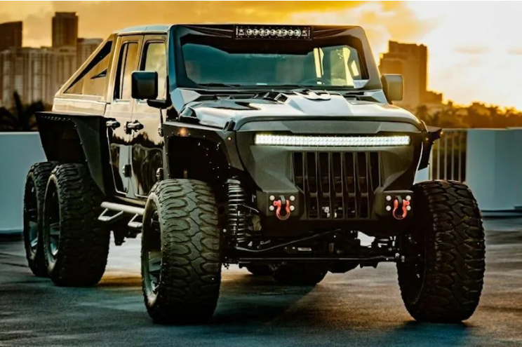 Savaş için üretilmiş 6x6 arazi aracı: Jeep Gladyatör! 8