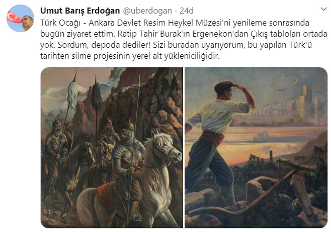 Atatürk Nevruz ve Ergenekon'dan çıkış tablosu yaptırmıştı. Atatürk'ün yaptırdığı Ergenekon tablosu sırra kadem bastı 2