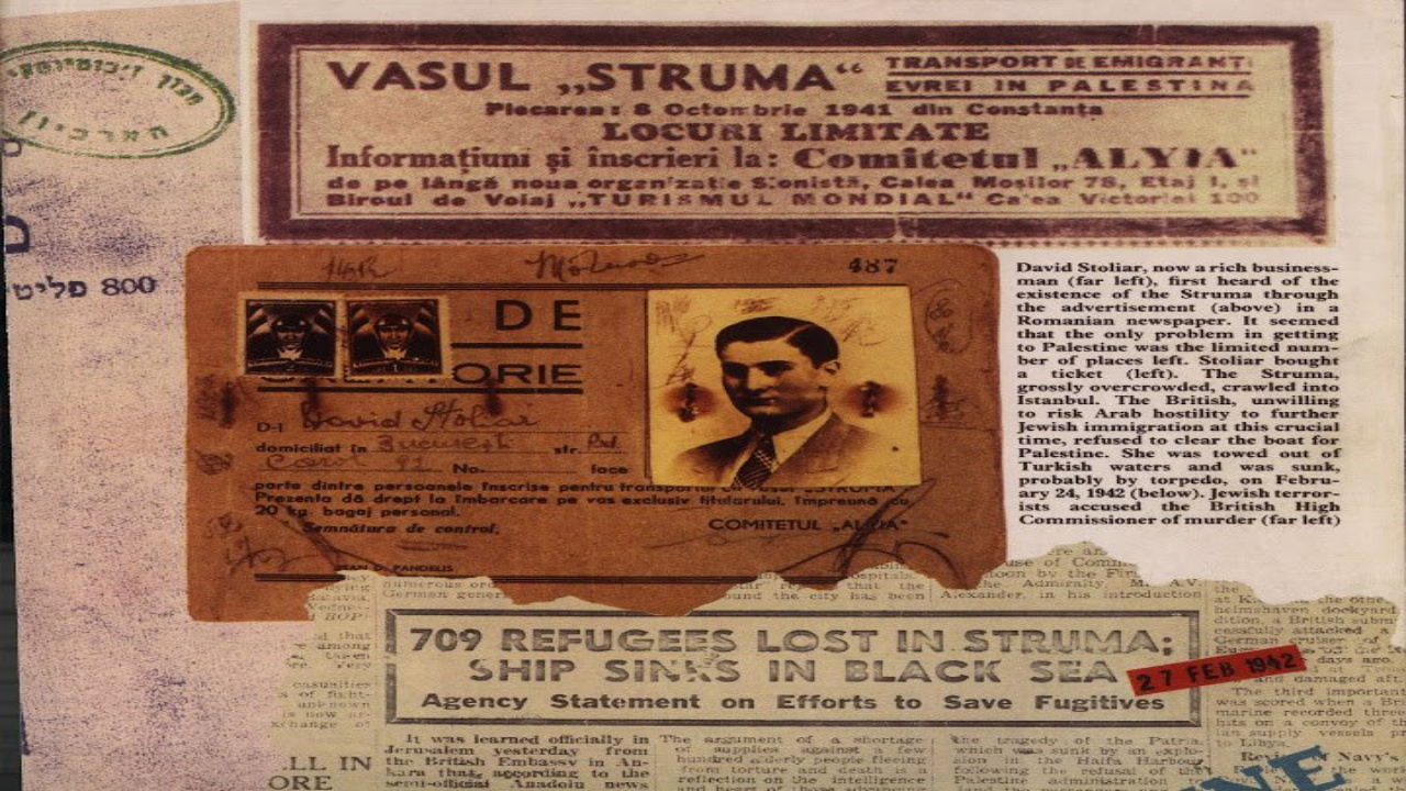 II. Dünya Savaşında Nazilerden kaçan Yahudileri Filistin'e götürürken Romanya'dan yola çıkan Struma gemisinin unutulmaz hikayesi 23