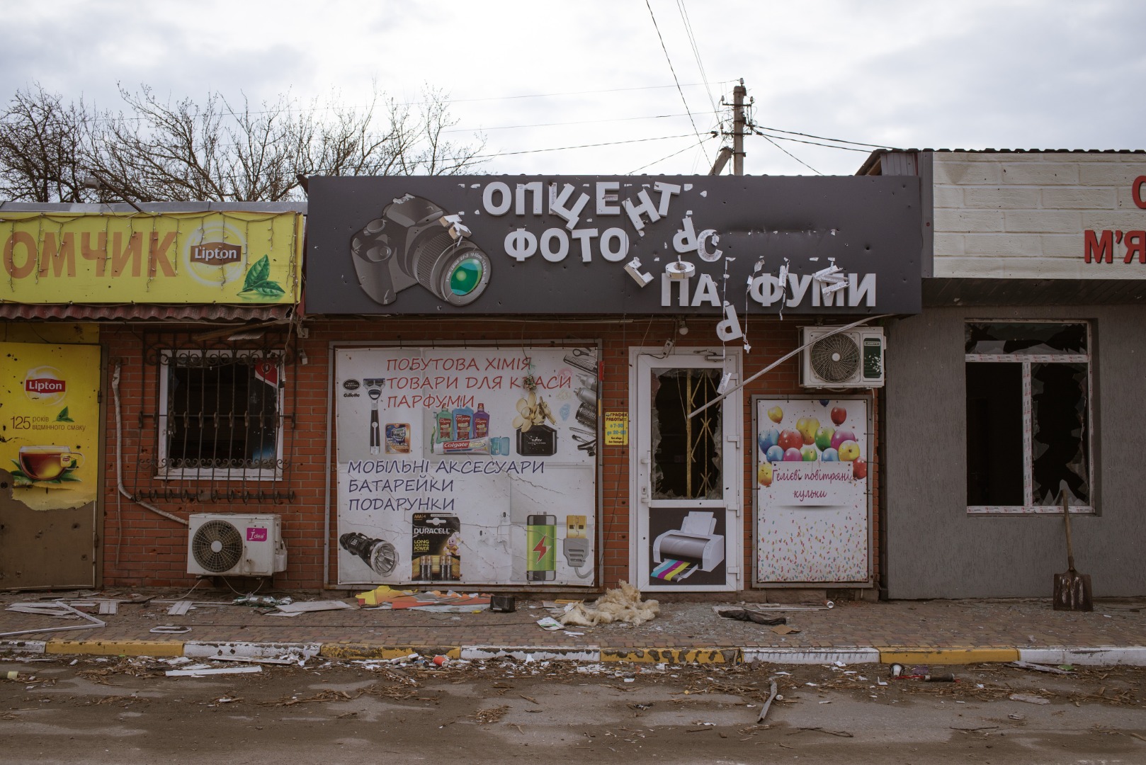 Ukrayna Hostomel'de kan donduran görüntüler 36