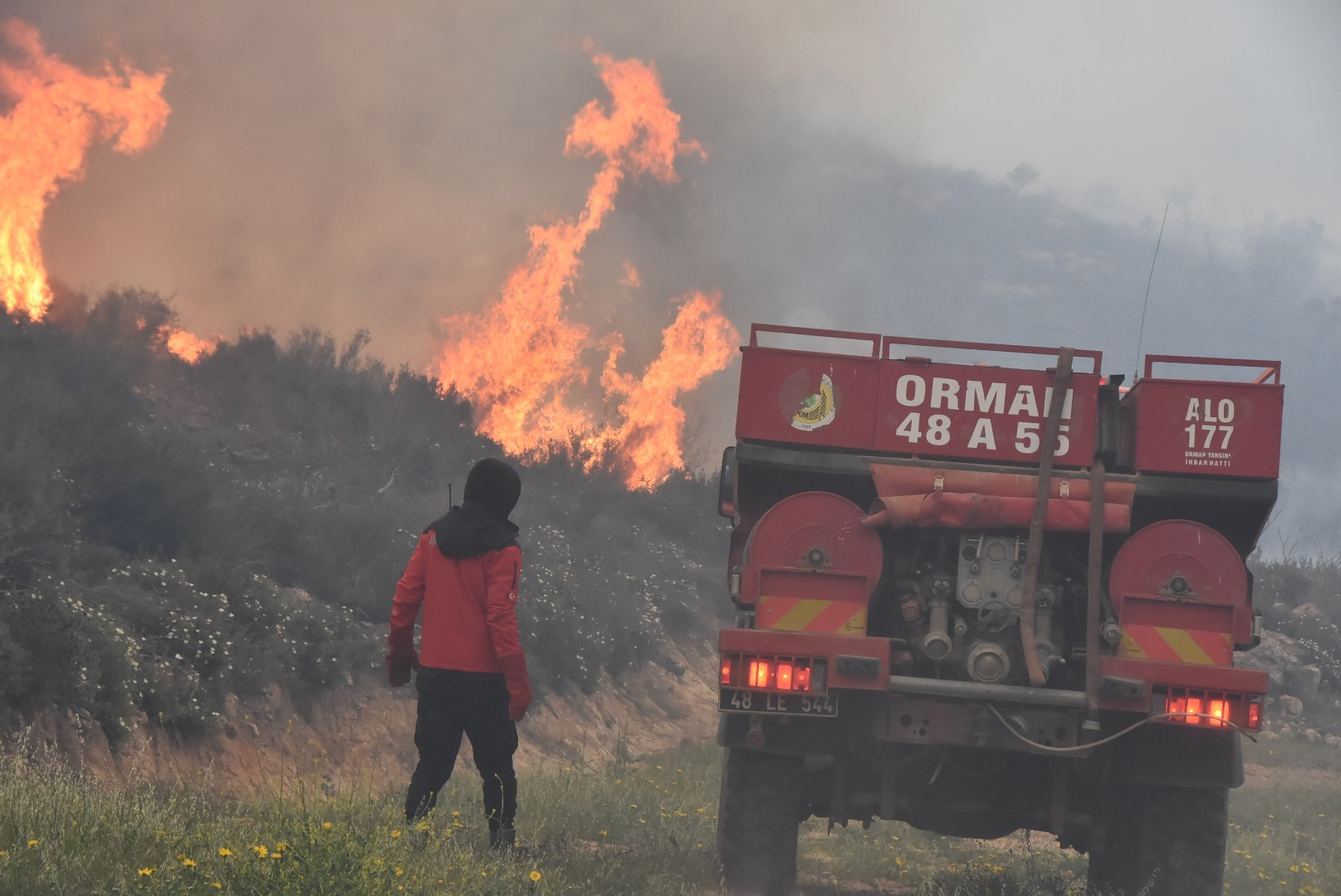 Bodrum’daki orman yangını 6 saat sonunda kontrol altına alındı 4