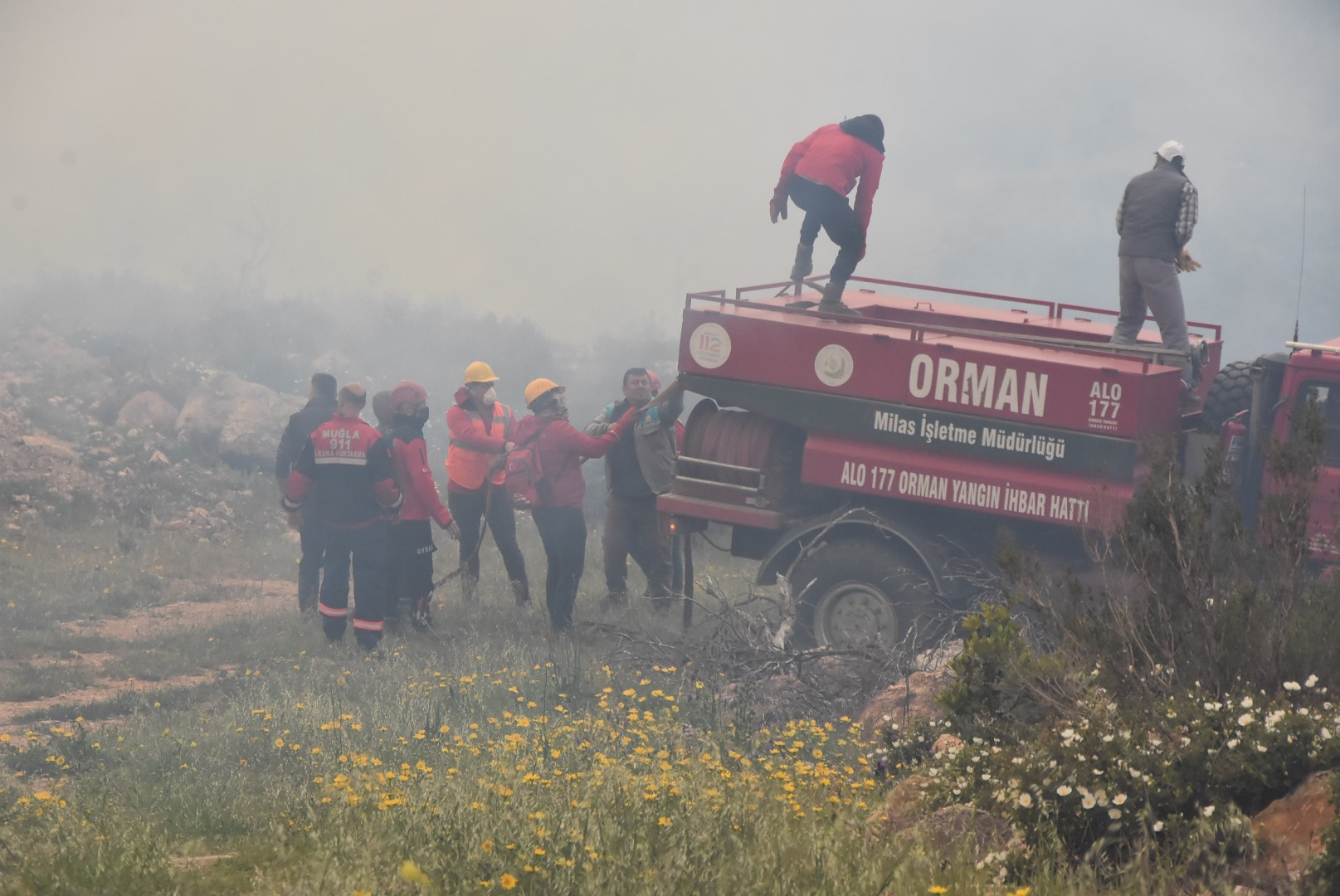 Bodrum’daki orman yangını 6 saat sonunda kontrol altına alındı 3