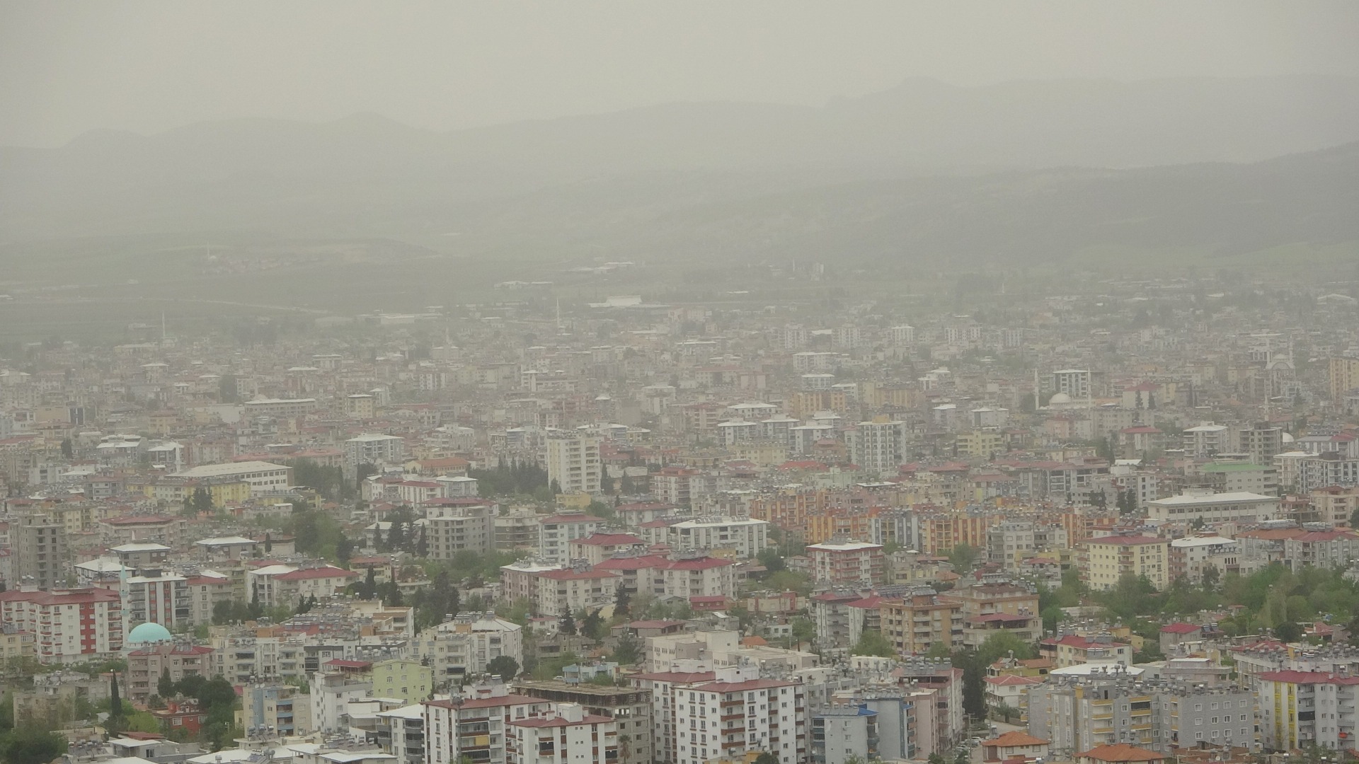 Osmaniye toz bulutlarına teslim oldu 5