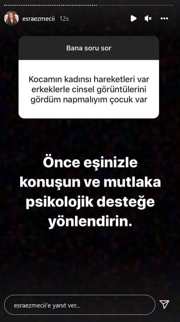 Psikolog Esra Ezmeci yeni itirafları paylaştı. Eşimle para karşılığı beraber oluyorum normal mi? 30