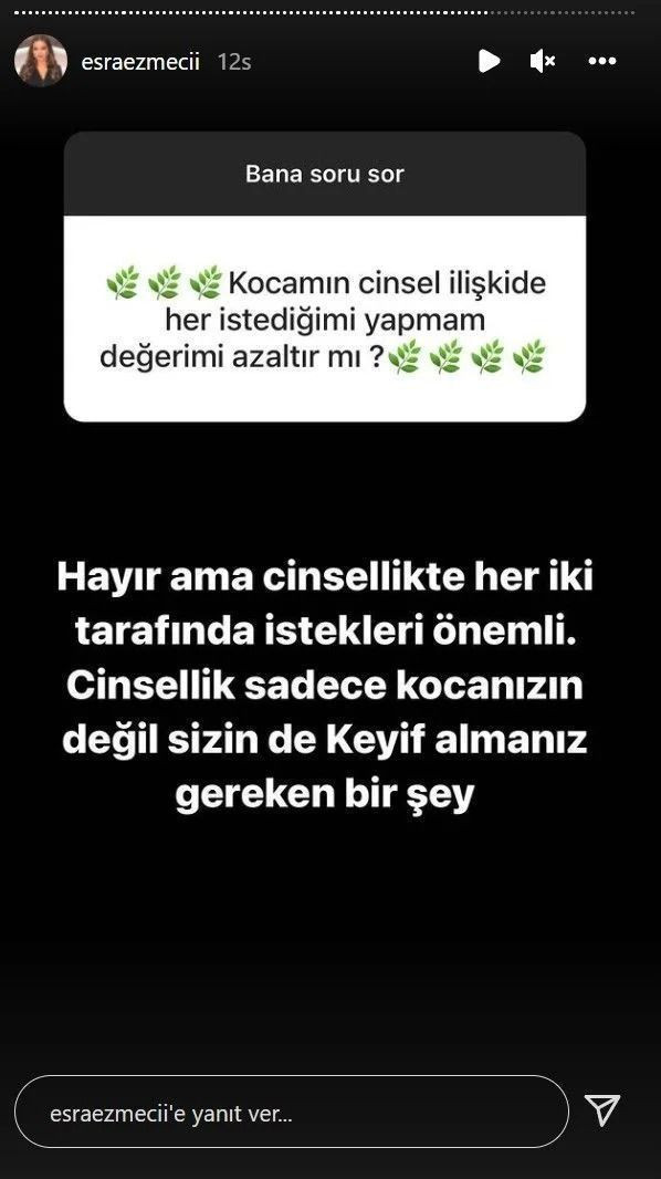 Psikolog Esra Ezmeci yeni itirafları paylaştı. Eşimle para karşılığı beraber oluyorum normal mi? 21