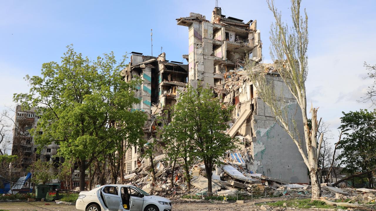Savaştan önce cennet gibi bir şehirdi. Rus saldırılarında cehenneme dönen kent Mariupol 7