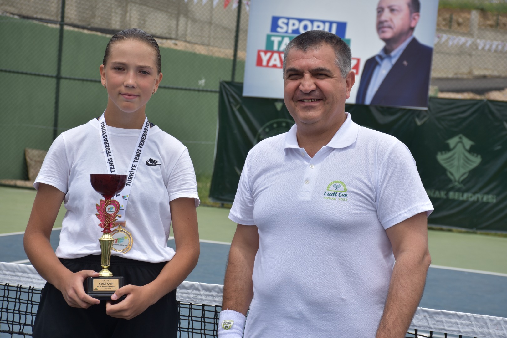 Cudi Cup Uluslararası Tenis Turnuvası'nda kazananlar belli oldu 5