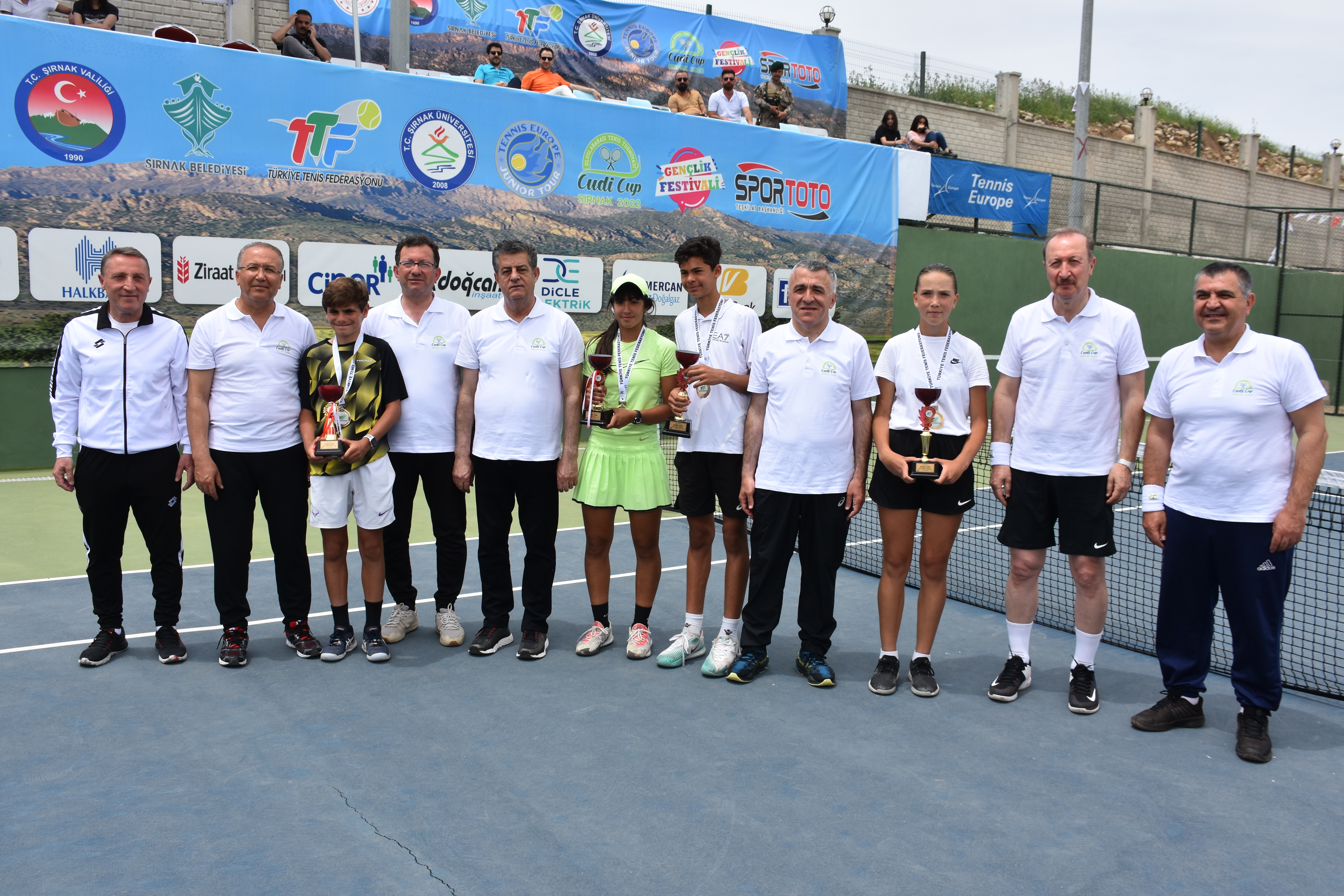 Cudi Cup Uluslararası Tenis Turnuvası'nda kazananlar belli oldu 4