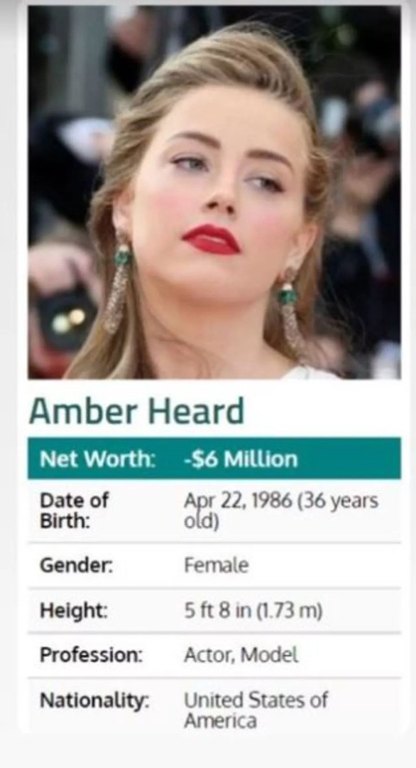 Johnny Depp kazandığı parayı biraz zor alacak gibi gözüküyor! İşte davayı kaybeden Amber Heard'ın net varlığı 5
