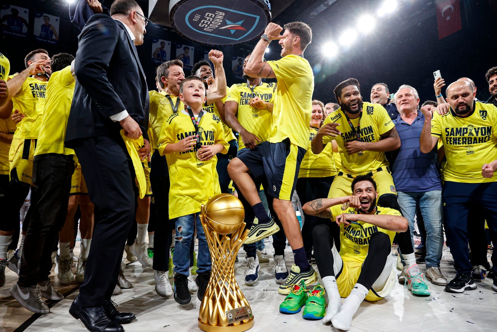 Fenerbahçe Beko'nun şampiyonluğu işte böyle geldi 8