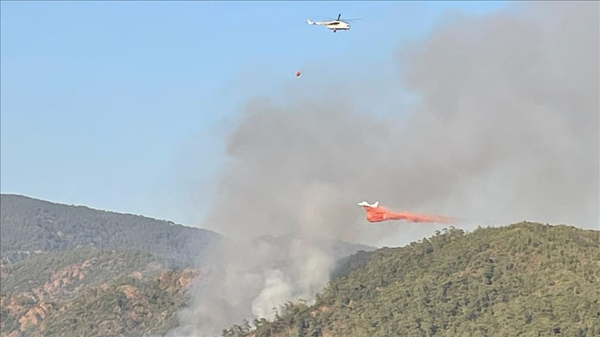 Marmaris'te çıkan orman yangınıyla ilgili yeni gelişme 1