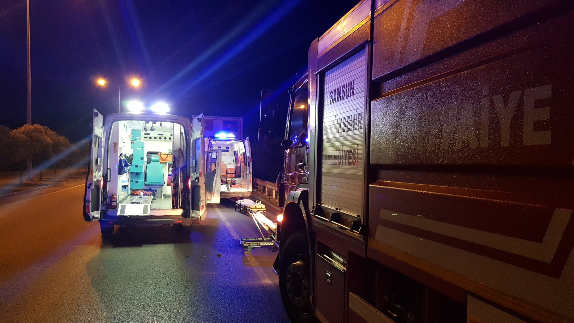 Samsun'da hafif ticari araç takla attı: 2 ölü, 3 yaralı 7