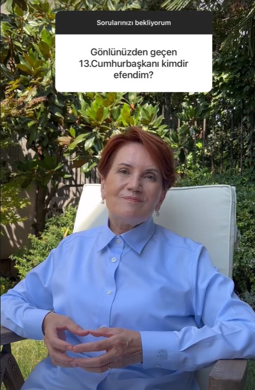 Meral Akşener'den Instagram'dan gelen sorulara samimi yanıtlar. Aşktan siyasete birçok soru geldi 10