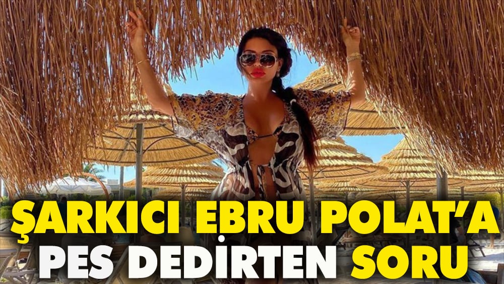 Şarkıcı Ebru Polat takipçisinden gelen bir soruyu okuyunca ''Pes artık''dedi 1