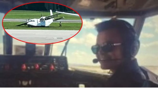 Pilot görünce uçaktan paraşütsüz atladı | Uçakta 10 kişi vardı 2