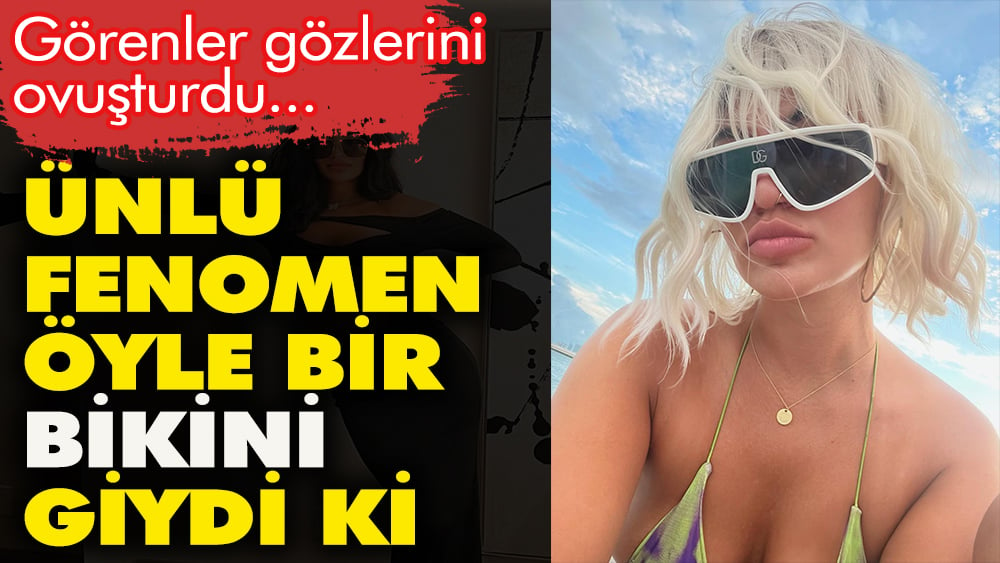 Cansel Çördük öyle bir bikini giydi ki görenler ne gördüklerini anlamadılar 1