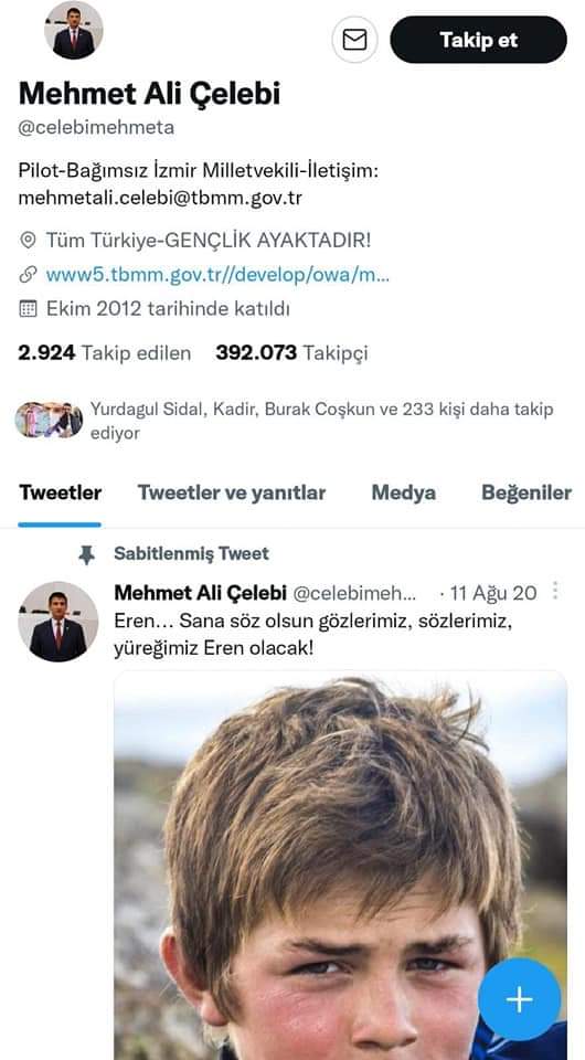 Mehmet Ali Çelebi'nin AKP aleyhine olan tweetleri sildiği ortaya çıktı | Diyanet, Berkin Elvan, Fesli Kadir 13
