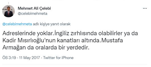 Mehmet Ali Çelebi'nin AKP aleyhine olan tweetleri sildiği ortaya çıktı | Diyanet, Berkin Elvan, Fesli Kadir 14