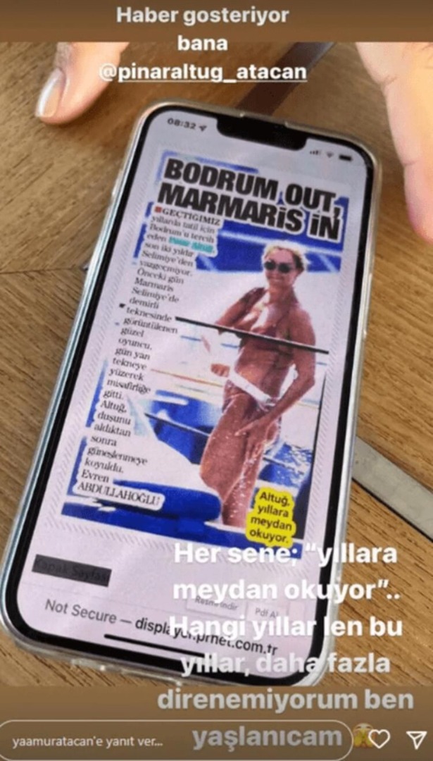 Karısının bikinili fotoğrafını paylaştı. Pınar Altuğ'u görenler hiç yaşlanmamış dedi 7