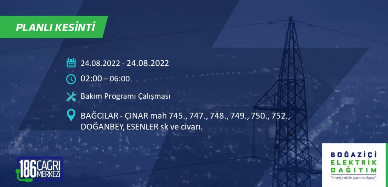 İstanbul Avrupa yakasında büyük elektrik kesintisi 33