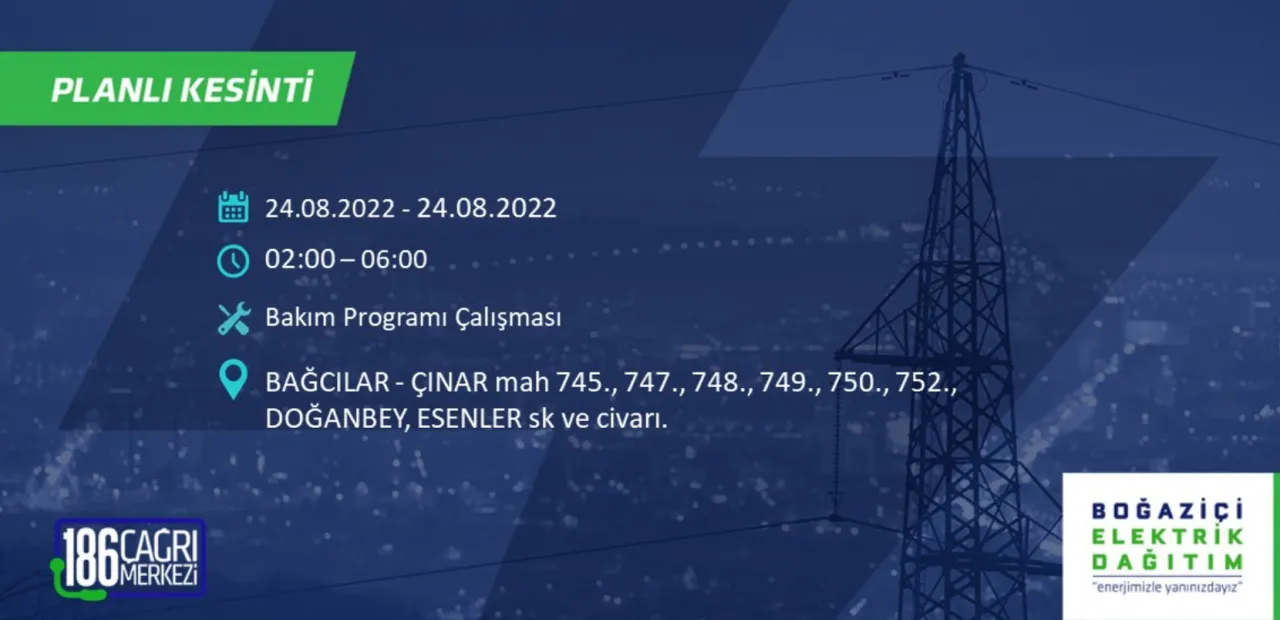 İstanbul Avrupa yakasında büyük elektrik kesintisi 32