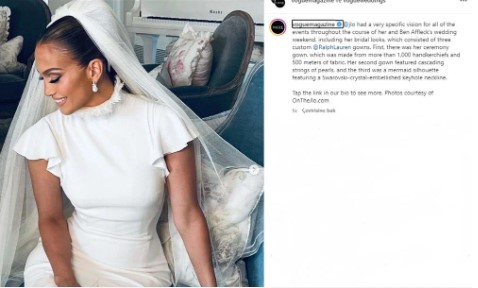 Jennifer Lopez düğününde 3 milyon dolarlık 3 ayrı gelinlik giydi Yılın düğününden ilk fotoğraflar paylaşıldı 11