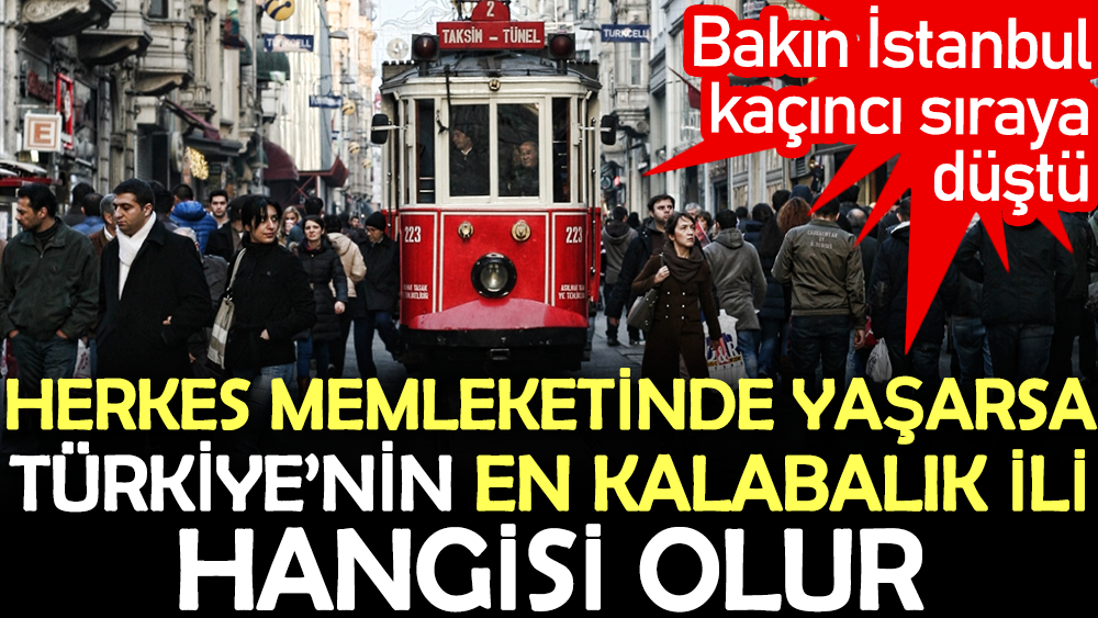 Herkes memleketinde yaşarsa Türkiye’nin en kalabalık ili hangisi olur: İstanbul bakın kaçıncı sıraya düştü 1