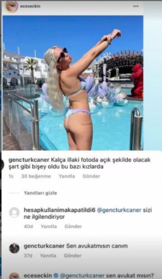 Şarkıcı Ece Seçkin İbiza adasından bikinili paylaşım yaptı Takipçisinin yorumuna sert tepki gösterdi 3