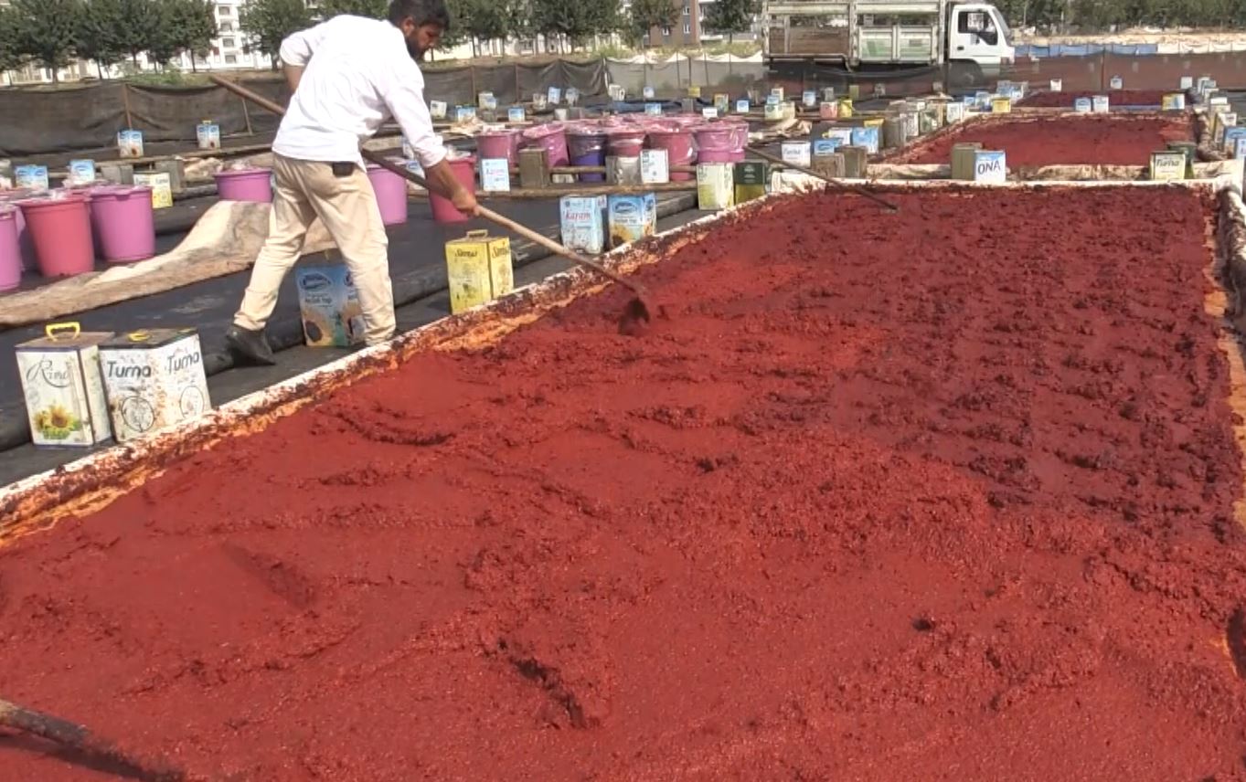 Açık hava tesisleri kuruldu. Şanlıurfa'da 'isot reçeli' sezonu başladı 8