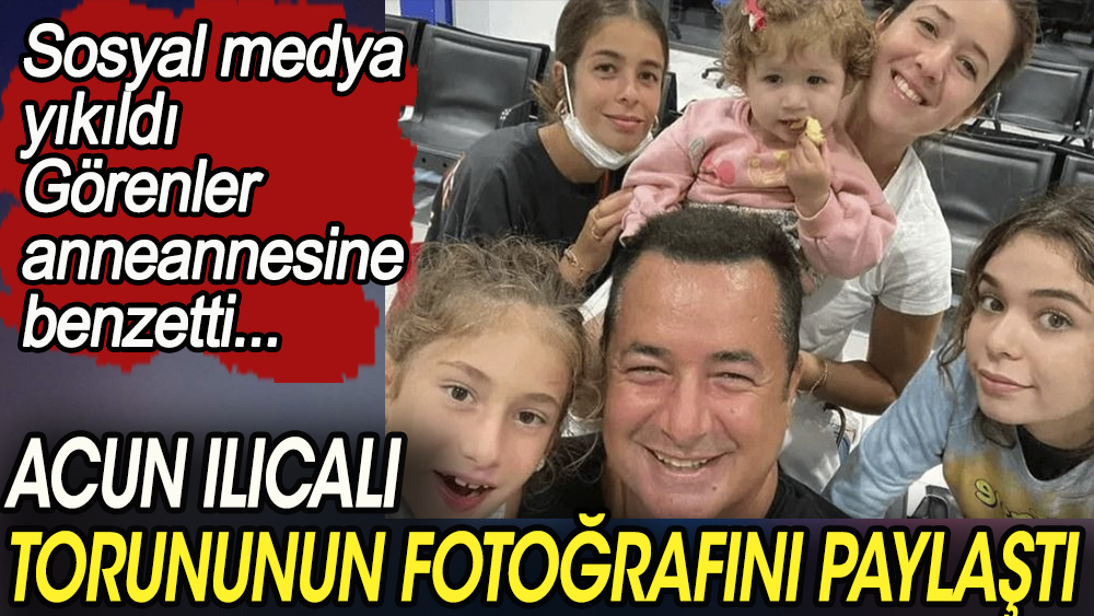 Acun Ilıcalı torununun fotoğrafını paylaştı. Sosyal medya yıkıldı. Görenler anneannesine benzettiler 1