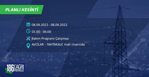 İstanbul'da 10 saatlik elektrik kesintisi: Hangi ilçeler karanlıkta kalacak 43