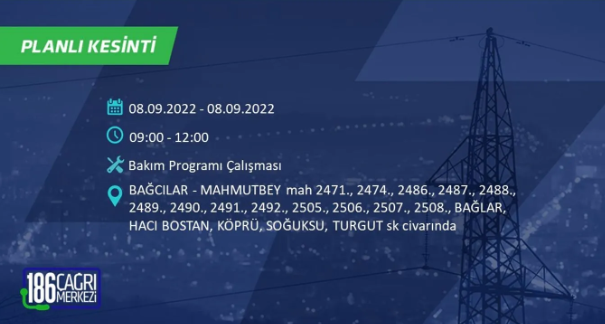 İstanbul'da 10 saatlik elektrik kesintisi: Hangi ilçeler karanlıkta kalacak 41