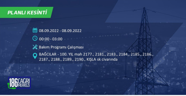 İstanbul'da 10 saatlik elektrik kesintisi: Hangi ilçeler karanlıkta kalacak 39