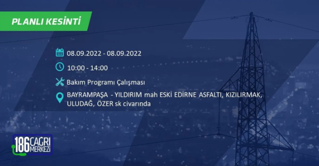 İstanbul'da 10 saatlik elektrik kesintisi: Hangi ilçeler karanlıkta kalacak 34