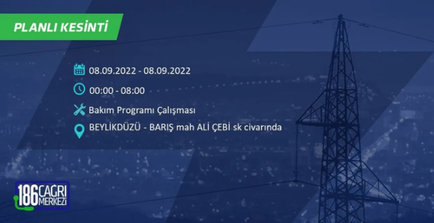 İstanbul'da 10 saatlik elektrik kesintisi: Hangi ilçeler karanlıkta kalacak 31