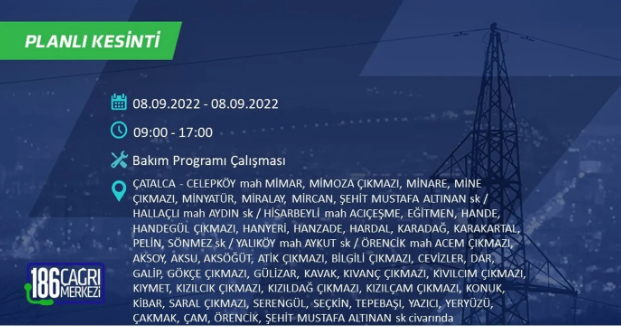 İstanbul'da 10 saatlik elektrik kesintisi: Hangi ilçeler karanlıkta kalacak 29