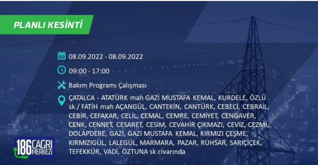 İstanbul'da 10 saatlik elektrik kesintisi: Hangi ilçeler karanlıkta kalacak 28