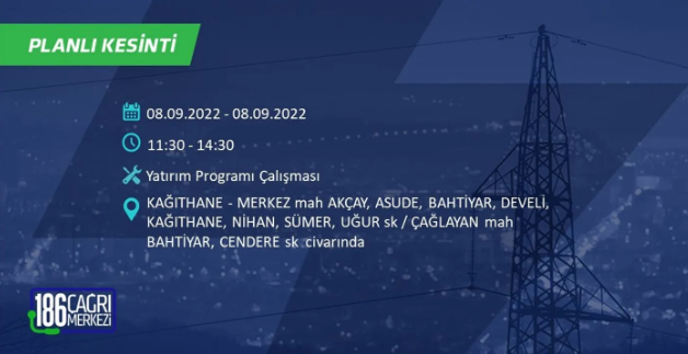 İstanbul'da 10 saatlik elektrik kesintisi: Hangi ilçeler karanlıkta kalacak 13