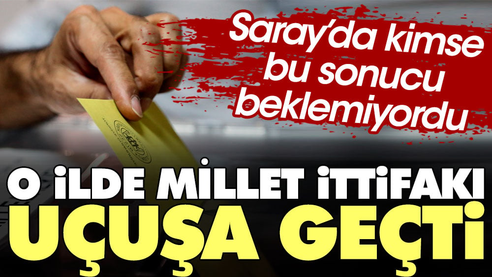 O ilde Millet İttifakı uçuşa geçti. Saray'da kimse bu anket sonucunu beklemiyordu 1