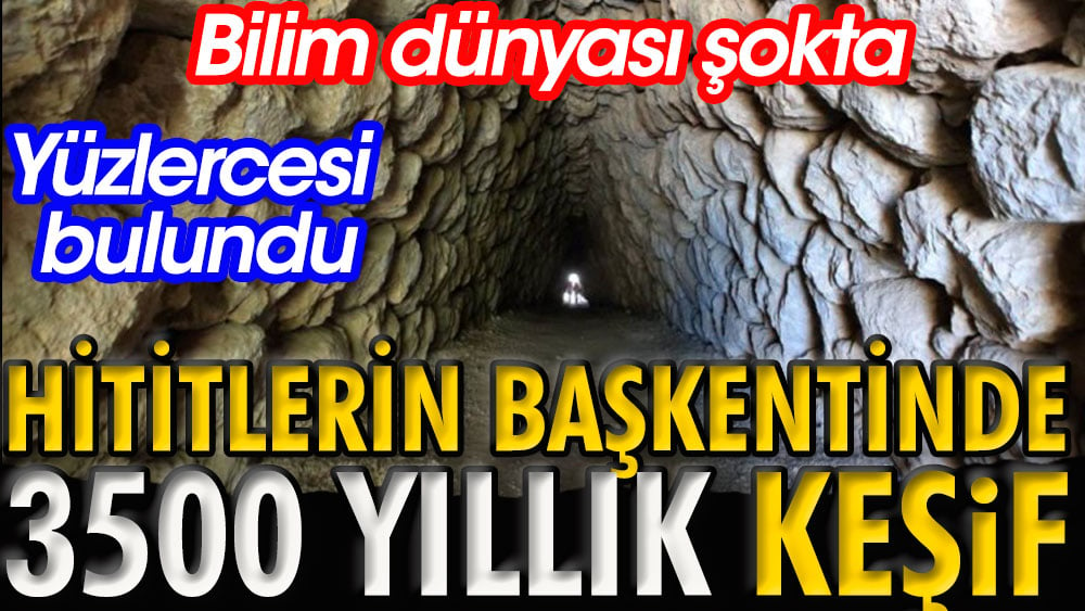 Bilim dünyası şokta. Hititlerin başkentinde 3500 yıllık keşif Yüzlercesi bulundu 1