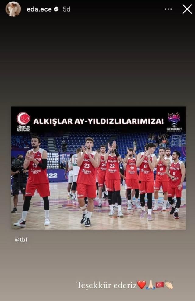 Ebru şahin eşi Cedi Osman'a sahip çıktı Milli basketbolcu Buğrahan Tuncer'in açıklamalarına tepki gösterdi. 13