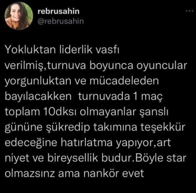 Ebru şahin eşi Cedi Osman'a sahip çıktı Milli basketbolcu Buğrahan Tuncer'in açıklamalarına tepki gösterdi. 11