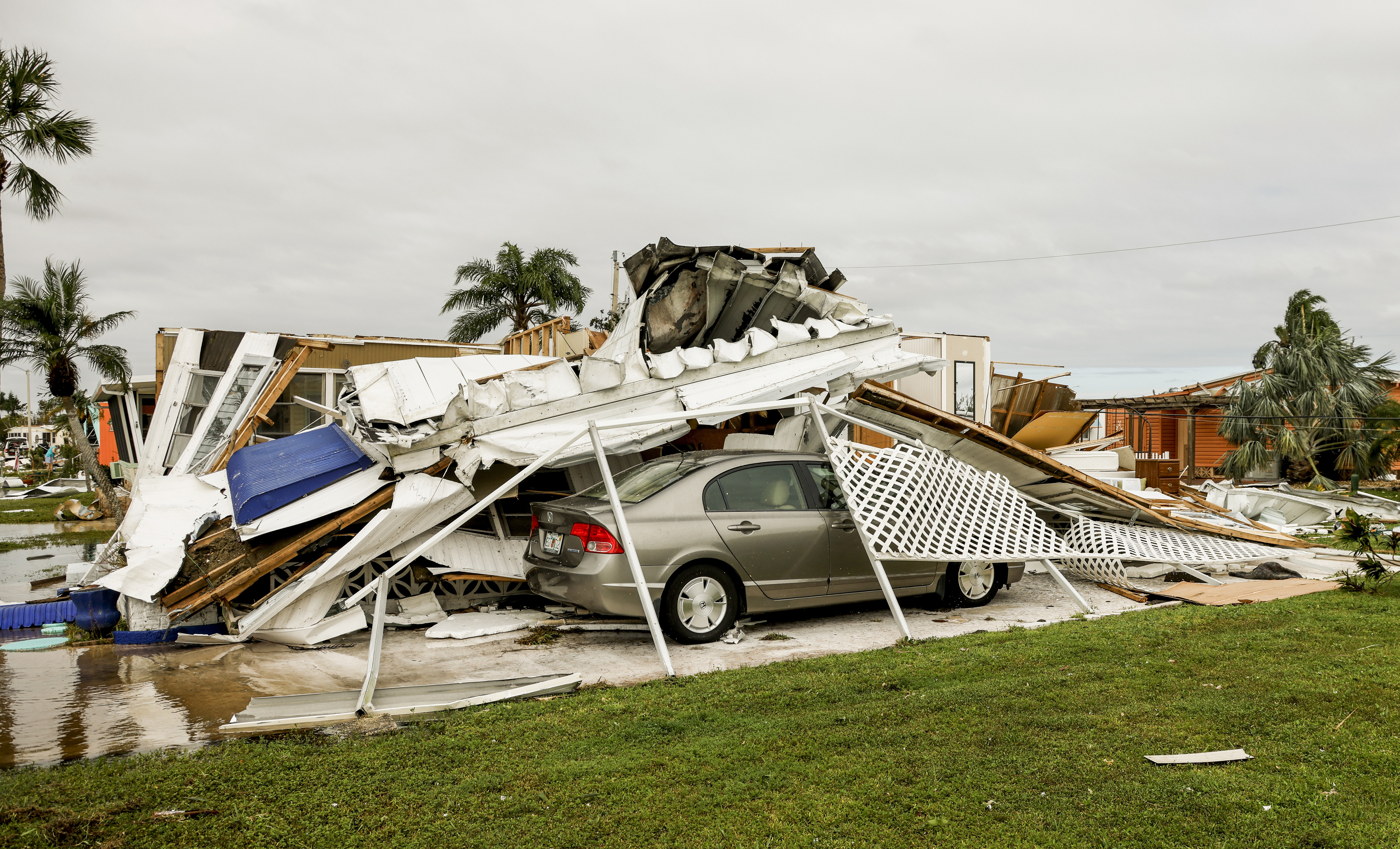Ian Kasırgası’nın Florida’da neden olduğu tahribat gün yüzüne çıktı 8